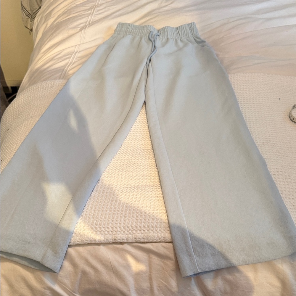 Wilfred Sky Blue Elastic Waist Pants Sz 2/xs